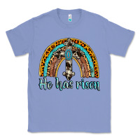 Colony Blue he has risen rainbow Classic Tee - AdoDesignShop