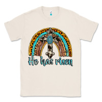 Natural he has risen rainbow Classic Tee - AdoDesignShop