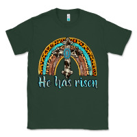 Sports Green he has risen rainbow Classic Tee - AdoDesignShop