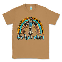 Toasted Coconut he has risen rainbow Classic Tee - AdoDesignShop