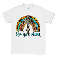 White he has risen rainbow Classic Tee - AdoDesignShop