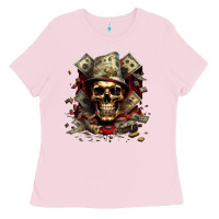 Bubblegum Pink bad money Ladies Tee - Unal Design