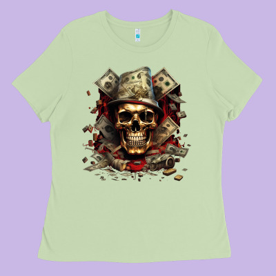 Bad Money Ladies Tee Designed By Unal Design