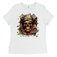 White bad money Ladies Tee - Unal Design