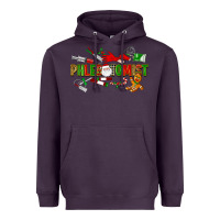 Plum christmas phlebotomist Heavyweight Hoodie - LillyAllenDesigns
