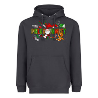 Smoke christmas phlebotomist Heavyweight Hoodie - LillyAllenDesigns