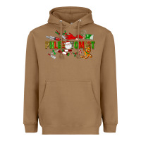 Toasted Coconut christmas phlebotomist Heavyweight Hoodie - LillyAllenDesigns
