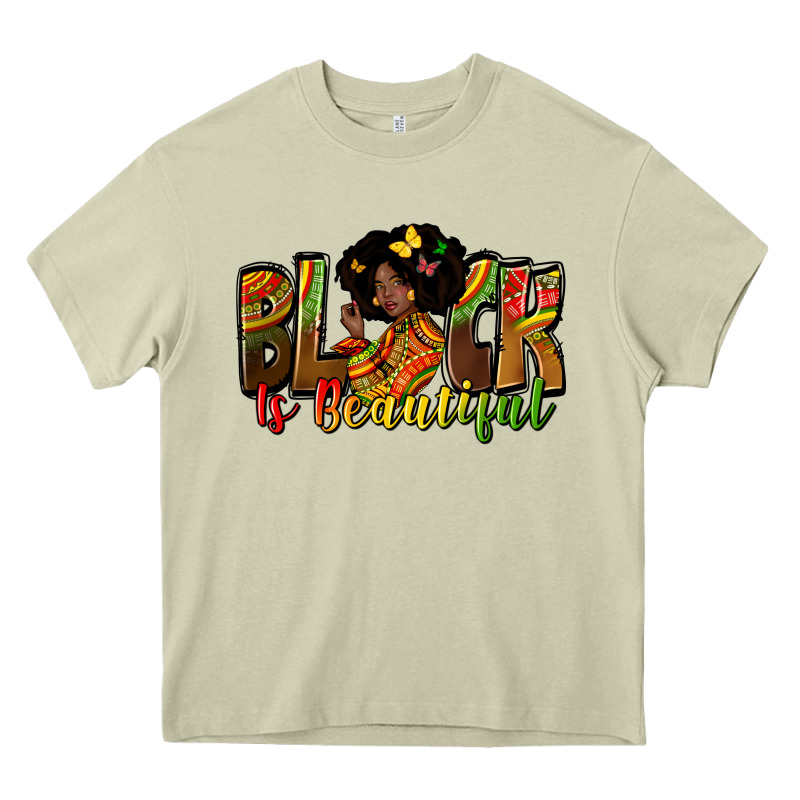 Black Is Beautiful Heavy Core Tee by Zillion Design Studio | Teevron