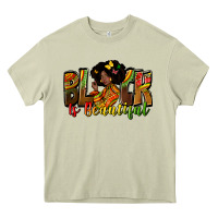 Mossy black is beautiful Heavy Core Tee - Zillion Design Studio