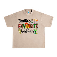 French Oak santa's favorite bartender Urban Heavy Tee - AdoDesignShop