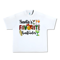 White santa's favorite bartender Urban Heavy Tee - AdoDesignShop