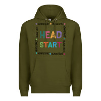 Army Green Head Start Printable Premium Hoodie - Bettercallsaul