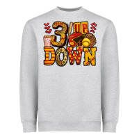 Heather Grey three up three down softball Heavyweight Sweatshirt - Jasminsmagicworld