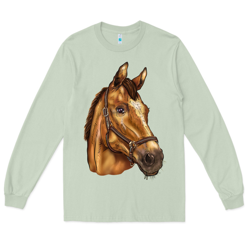 Horse Long Sleeve Tee by BarkalooDesign | Teevron
