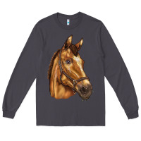 Smoke horse Long Sleeve Tee - BarkalooDesign