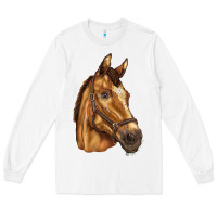 White horse Long Sleeve Tee - BarkalooDesign
