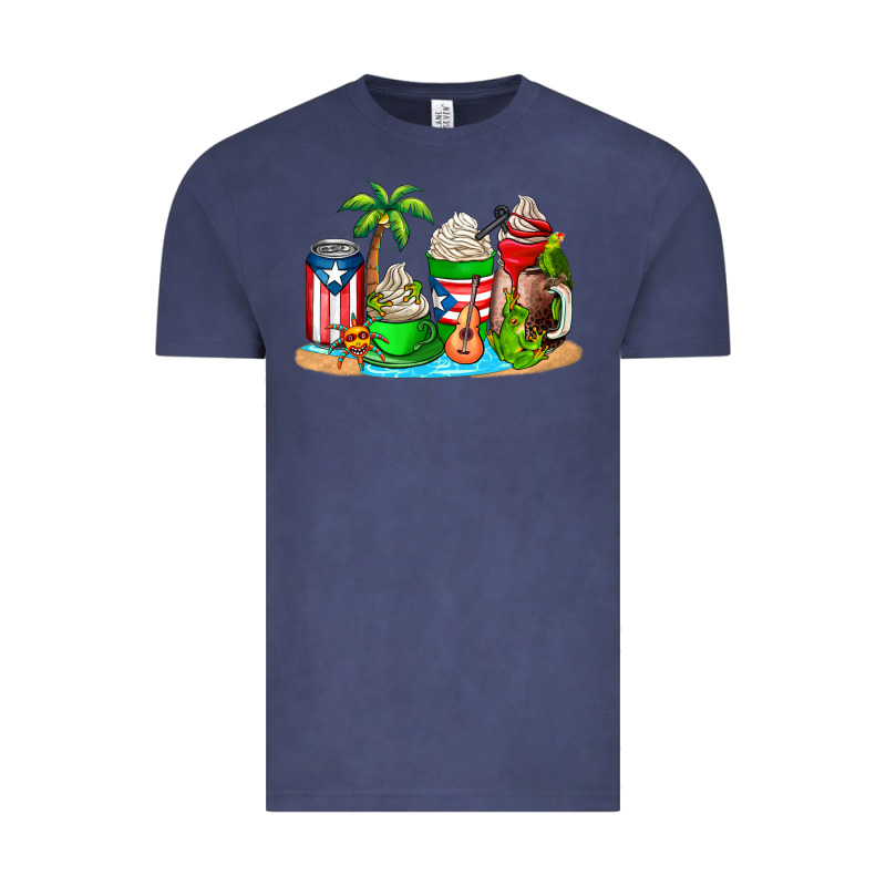 Puerto Rico Coffee Cups Vintage Tee by AdoDesignShop | Teevron