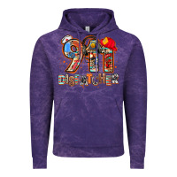 Cloud Purple 911 dispatcher Vintage Hoodie - AdoDesignShop
