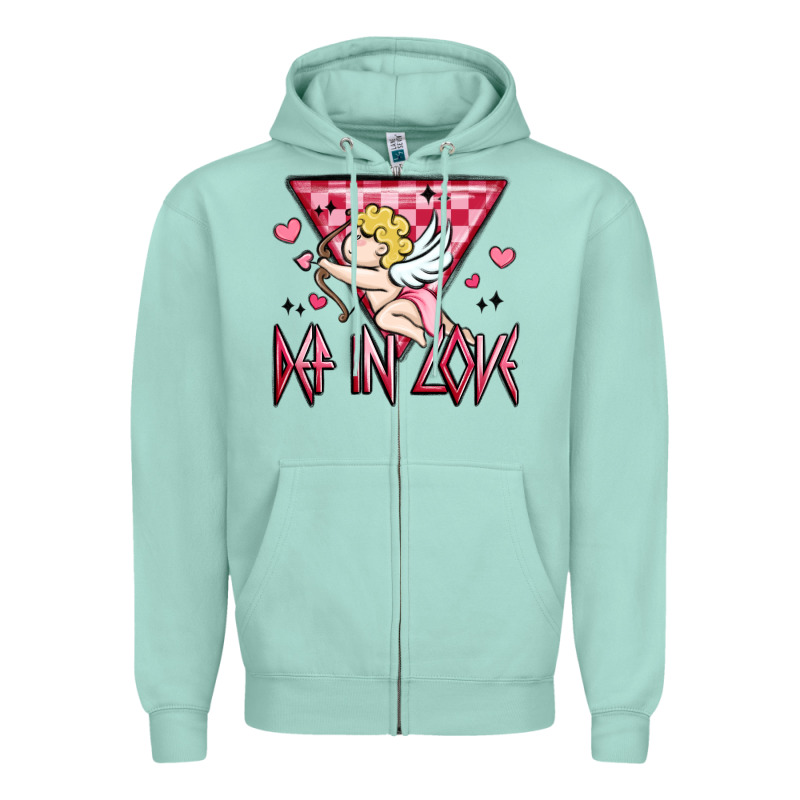 Def In Love Zipper Hoodie by MaliasSmallBusiness | Teevron