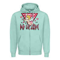 Seafoam def in love Zipper Hoodie - MaliasSmallBusiness