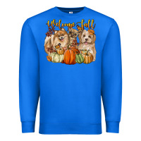 True Royal welcome fall with dogs Premium Sweatshirt - LillyAllenDesigns