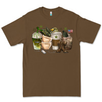 Cacao coffee cups army Premium Tee - texasbilliewilder
