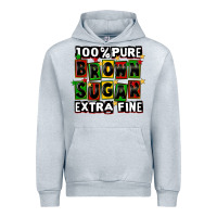 Heather Grey 100 pure brown sugar extra fine Urban Hoodie - CowGirlArtShop