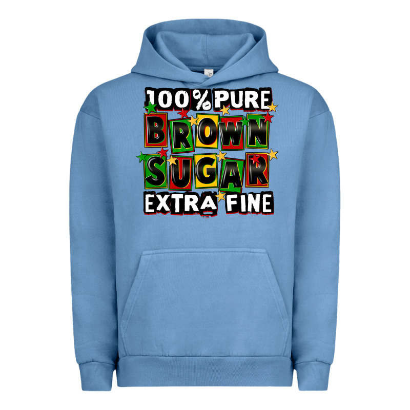 100 Pure Brown Sugar Extra Fine Urban Hoodie by CowGirlArtShop | Teevron