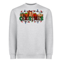 Heather Grey western christmas gifts Heavyweight Sweatshirt - AdoDesignShop