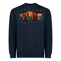 Navy western christmas gifts Heavyweight Sweatshirt - AdoDesignShop