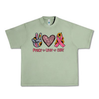 Oil Green peace love cure Urban Heavy Tee - JahusDesignShop