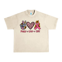 Sandshell peace love cure Urban Heavy Tee - JahusDesignShop