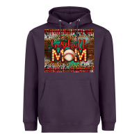 Plum baseball Heavyweight Hoodie - LillyAllenDesigns