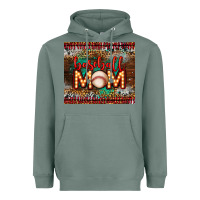 Sage baseball Heavyweight Hoodie - LillyAllenDesigns