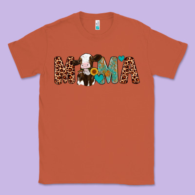 Mama Holstein Cow Classic Tee Designed By Artiststas
