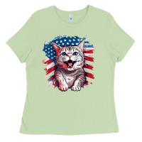 Matcha cat2 Ladies Tee - Unal Design