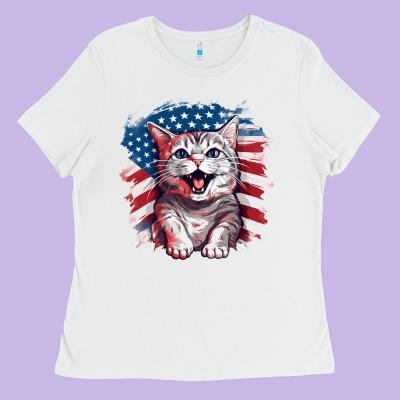 Cat2 Ladies Tee Designed By Unal Design
