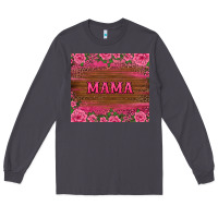 Smoke floral leopard mama tumbler Long Sleeve Tee - BarkalooDesign