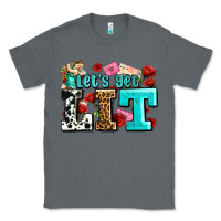 Charcoal Heather valentines day lets get lit Classic Tee - AdoDesignShop