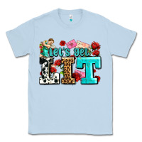 Dusty Blue valentines day lets get lit Classic Tee - AdoDesignShop