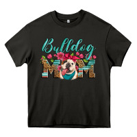 Asphalt english bulldog mom Heavy Core Tee - Artiststas