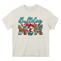 English Bulldog Mom Heavy Core Tee | Teevron