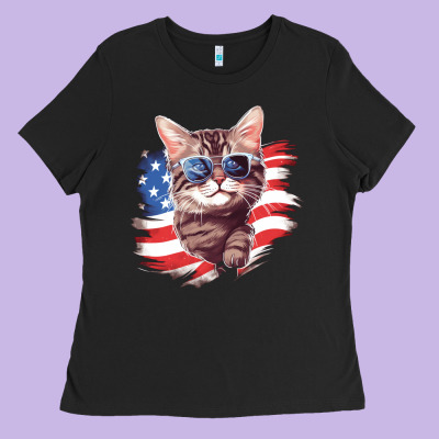 Cat2 Ladies Tee Designed By Unal Design