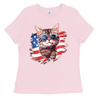 Bubblegum Pink cat2 Ladies Tee - Unal Design