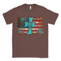 Chestnut flag and turquoise cross Classic Tee - AdoDesignShop