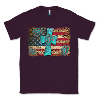 Plum flag and turquoise cross Classic Tee - AdoDesignShop