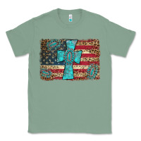 Sage flag and turquoise cross Classic Tee - AdoDesignShop