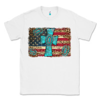 White flag and turquoise cross Classic Tee - AdoDesignShop