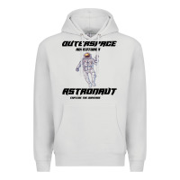 Dove Grey Outer Space Adventurer Astronaut Premium Hoodie - Bettercallsaul