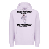Lilac Outer Space Adventurer Astronaut Premium Hoodie - Bettercallsaul